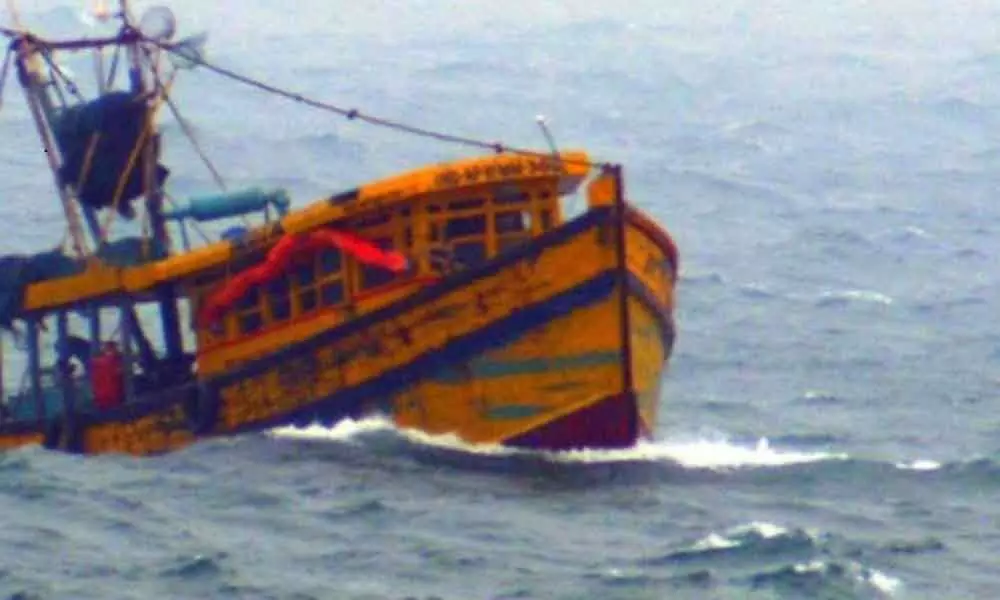 Three fishermen killed, 9 missing as boat collides with foreign vessel