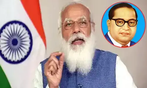 Prime Minister Narendra Modi on Wednesday paid tribute Dr Babasaheb Ambedkar on his 130th birth anniversary.