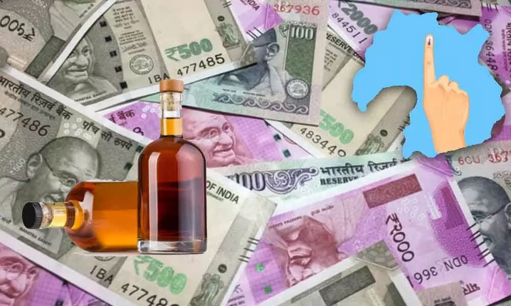 Money & liquor flows freely in Sagar