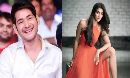 Pooja Hegde and Mahesh Babu