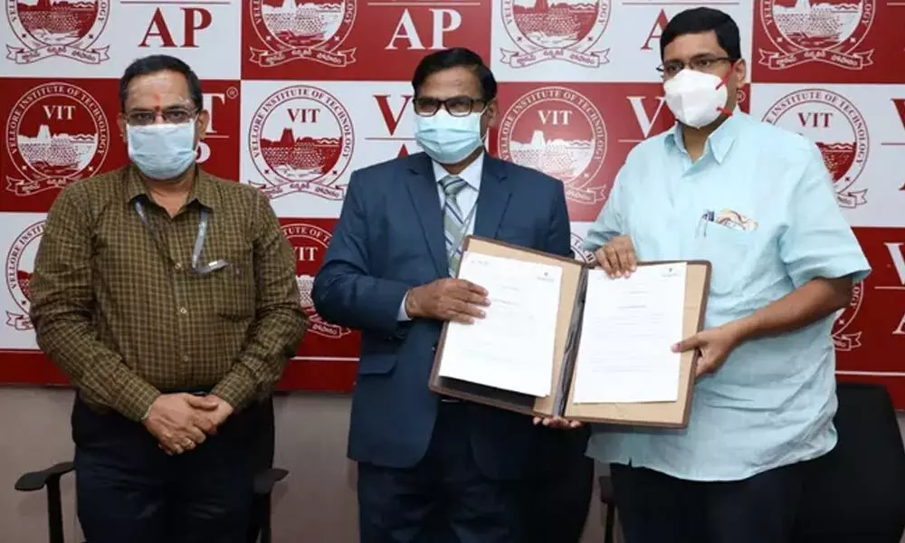 VIT-AP School of Business inks MoU with Master Minds, AKS IAS Academy