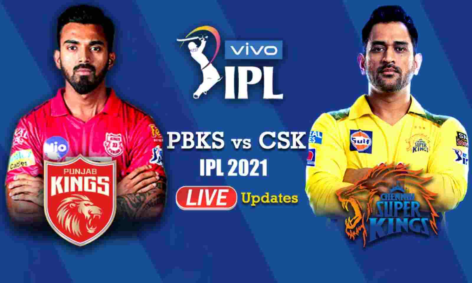 Pbks Vs Csk Ipl 2021 Live Score Chennai Super Kings Won By 6 Wickets