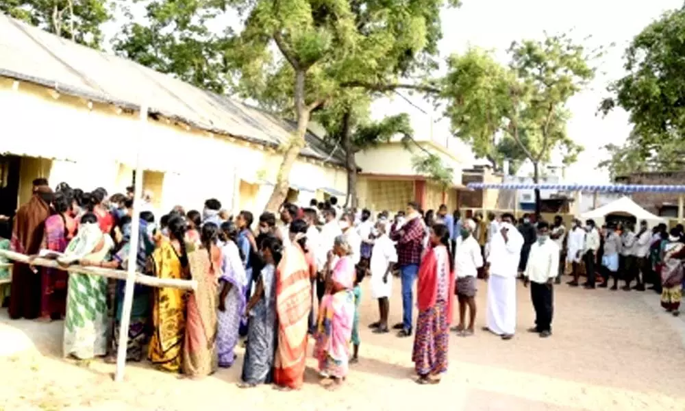 17.3% voting percentage recorded by 11 a.m. in Tirupati by-poll