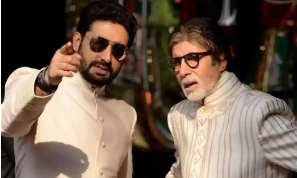 Big B calls son Abhishek Bachchan fathers pride
