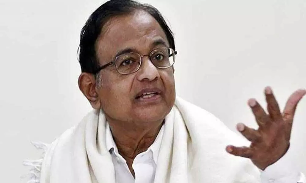 Congress leader P. Chidambaram