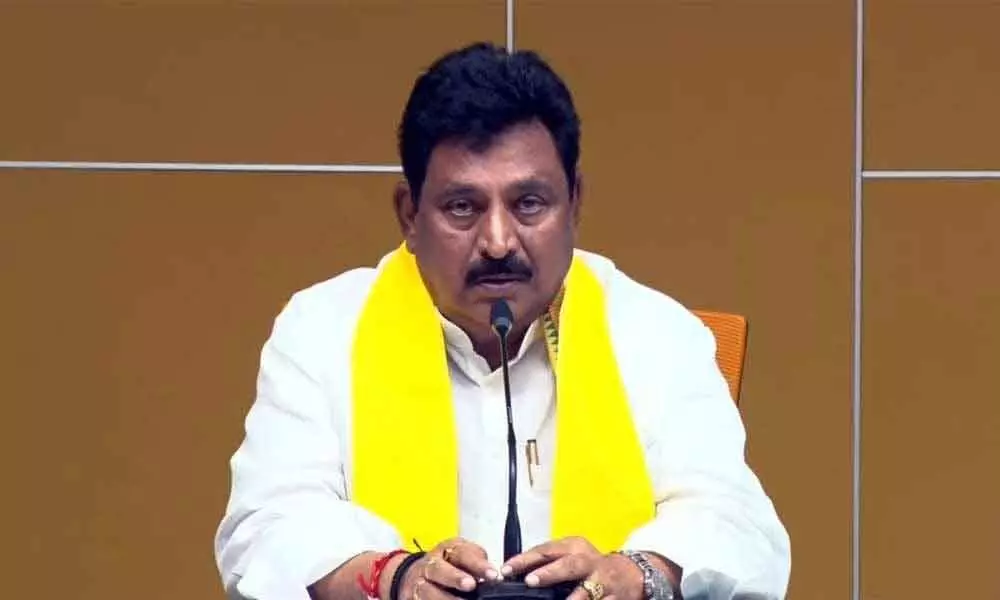 TDP politburo member and former deputy chief minister Nimmakayala Chinarajappa