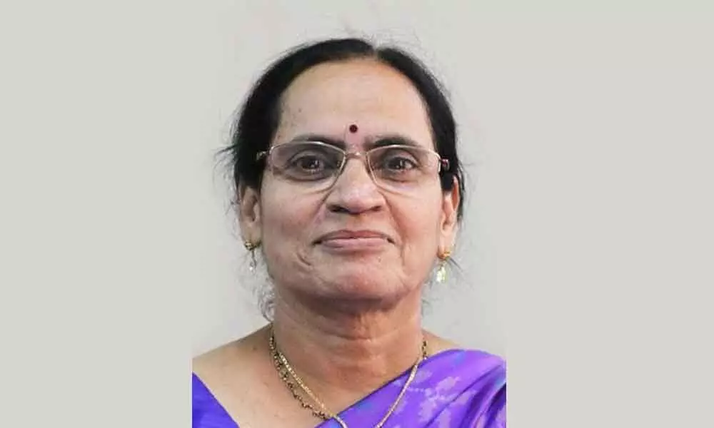 Chemistry expert Prof Lakshmi Kantam address students at SRMAP’ University Distinguished Lecture Series