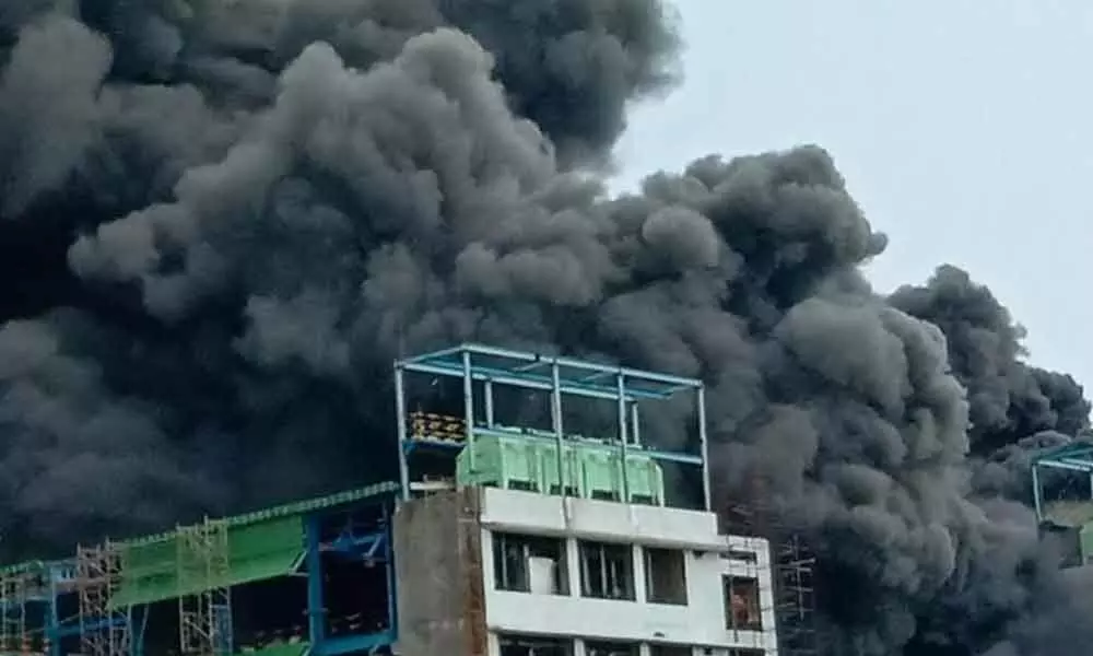 Fire breaks out in Mangaluru SEZ firm