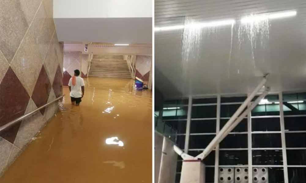 Bengaluru: New railway terminal roof leaks, building flooded