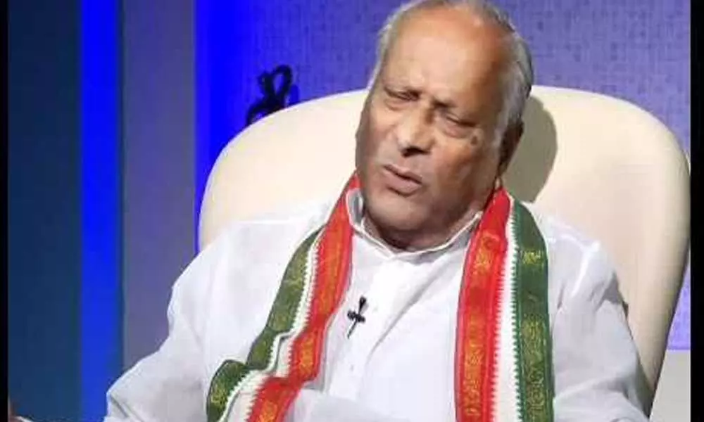 Congress leader and former minister M Satyanarayana Rao