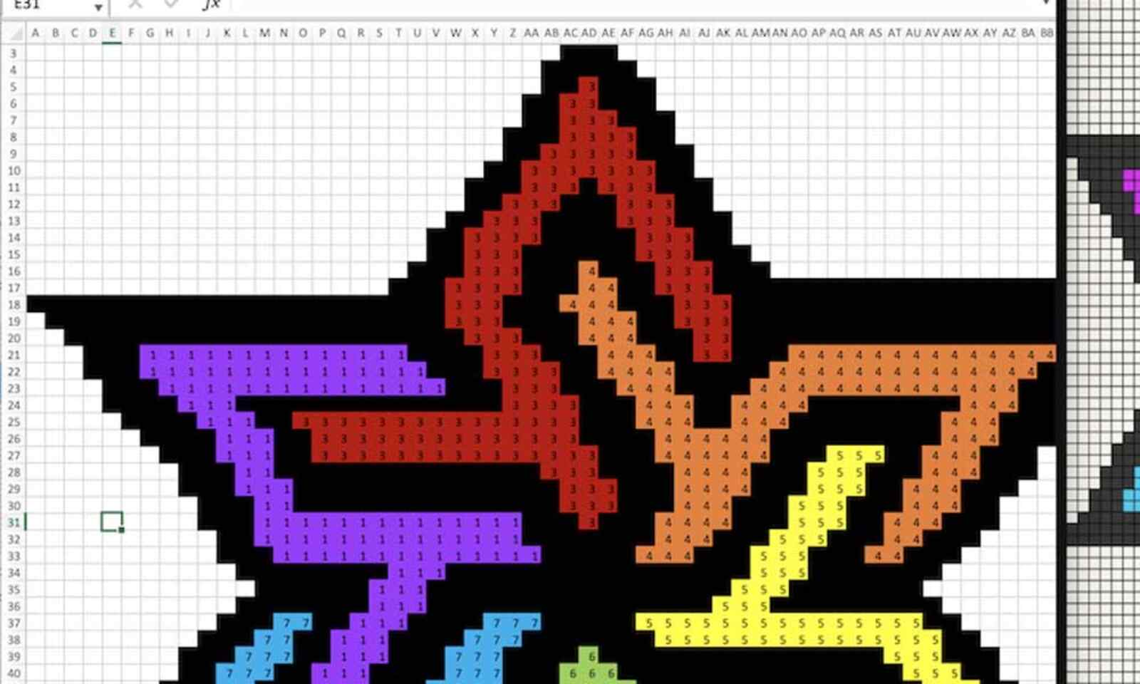 Create pixel art using any image in Google Sheets