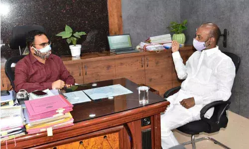 Bandi Sanjay Kumar enquires about Covid situation