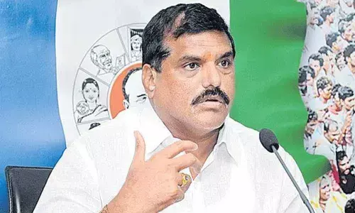 Minister for municipal administration Botcha Satyanarayana