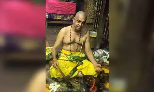 File picture of TTD priest  M G Ramachandran