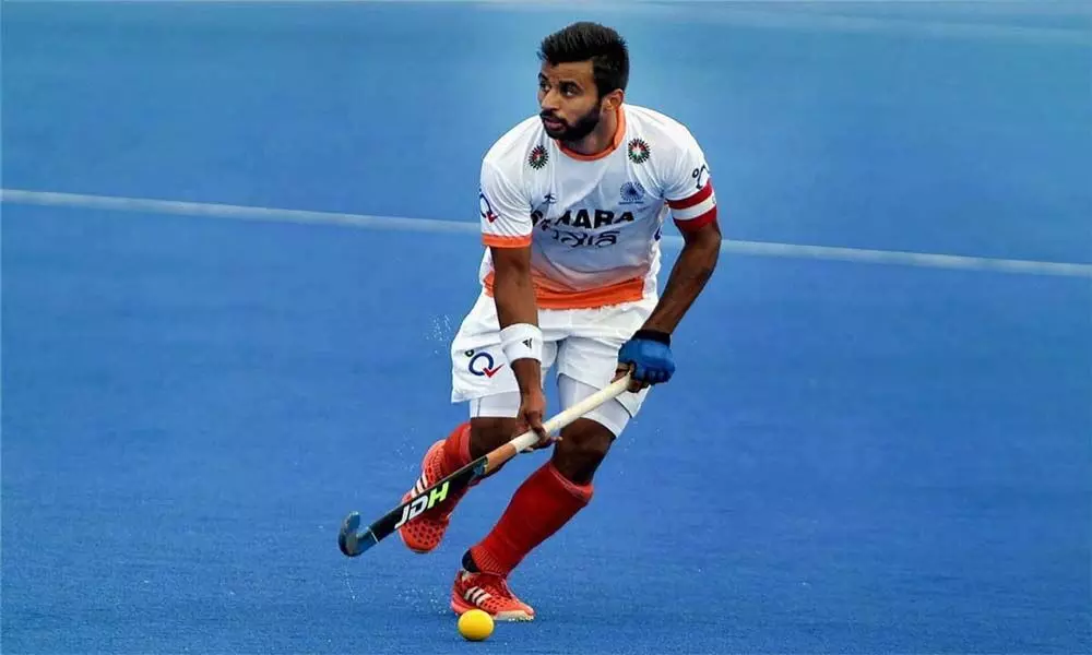 Mens hockey captain Manpreet Singh