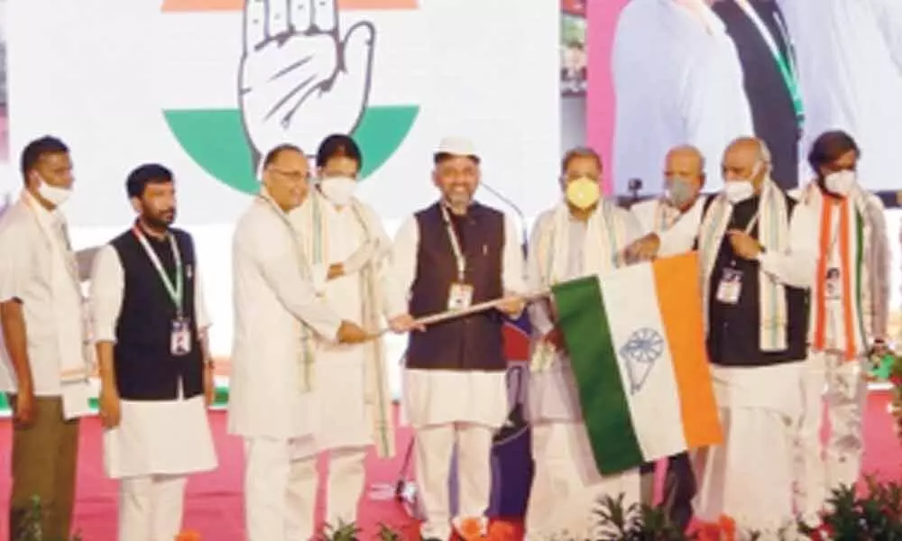 Congress appeals to cadres not to celebrate Maski by-poll victory