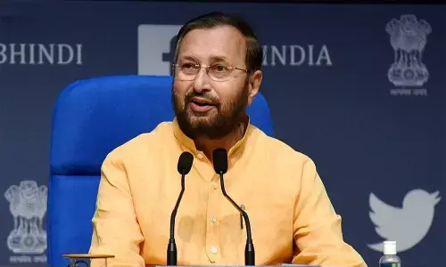 Prakash Javadekar slams Congress on World Press Freedom Day