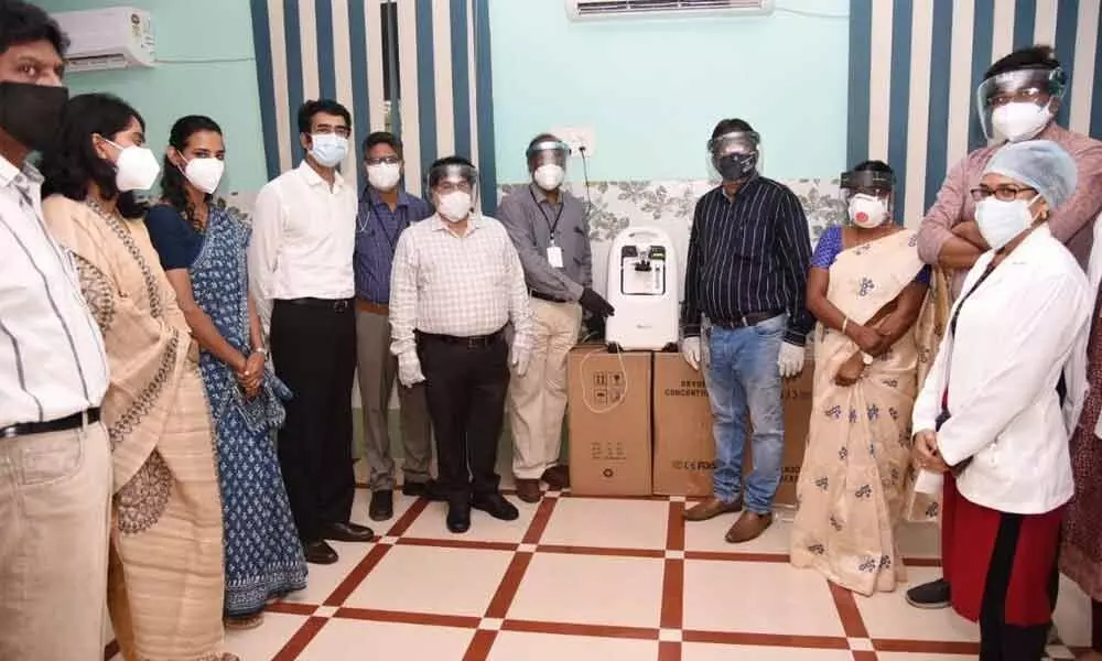 Kakinada: Firm donates concentrators to GGH