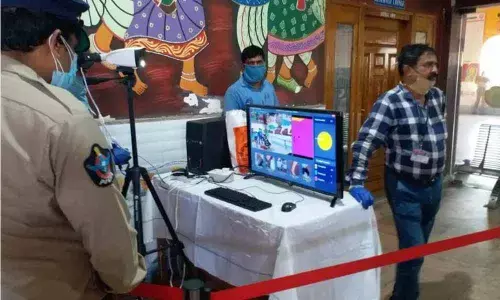 Thermal screening facility at Visakhapatnam railway station