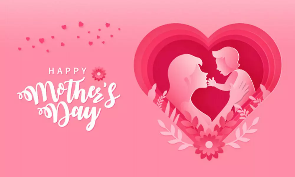 Free Vector | Stylish happy mothers day decorative text design background