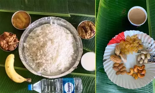 Lunch and Dry fruits for Covid patients