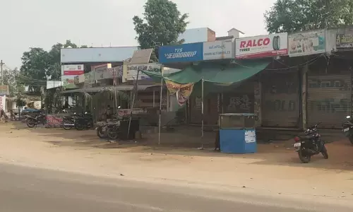 Shops and business establishments closed at Cherla headquarters on Saturday after imposing self-lockdown