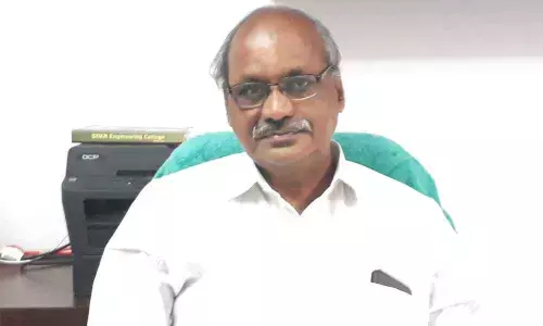 Dr M Jagapati Raju, Principal of the SRKR Engineering College