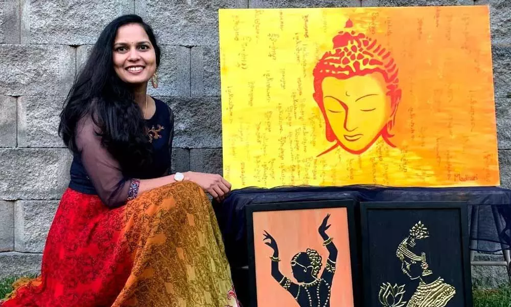 Telangana artist showcasesher art at Romantica