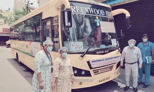 Oxygen on wheels to provide life support to patients waiting for beds outside hospitals