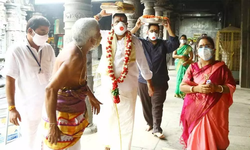 Visakhapatnam: Chandanotsavam held sans devotees