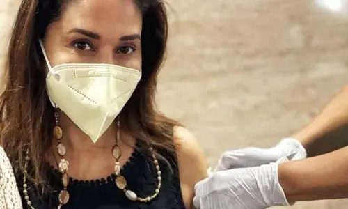 Madhuri Dixit: Wear your masks and get vaccinated as soon as possible
