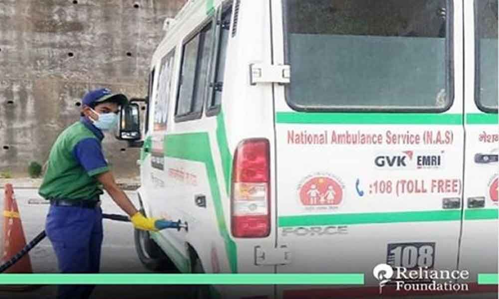 Vijayawada Reliance offers free fuel to emergency vehicles