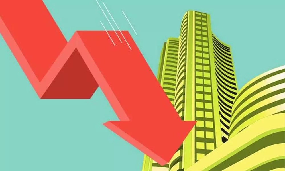 Markets closed with steep losses; Sensex closes below 50,000 & Nifty