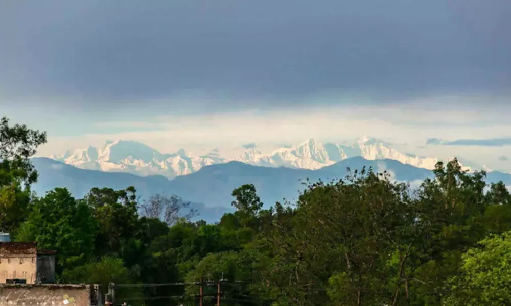 Due To Low Pollution, The Himalayan Peaks Are Visible From Saharanpur, Uttar Pradesh