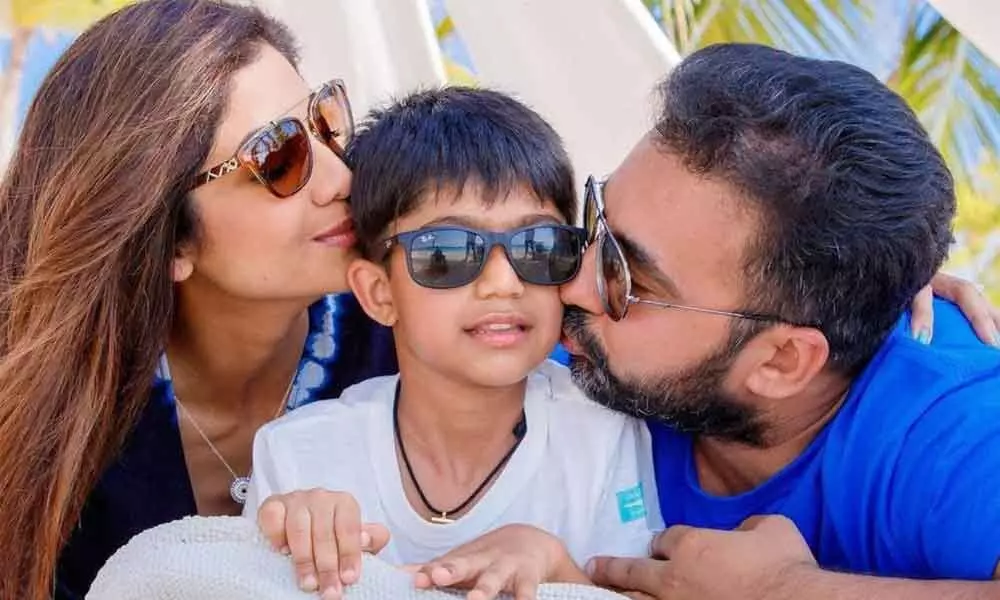 Shilpa Shetty And Raj Kundra Gift A Cute Puppy To Their Son Viaan 9th Birthday