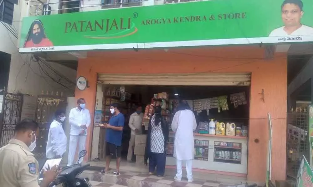 Patanjali store sells expired stock of biscuits