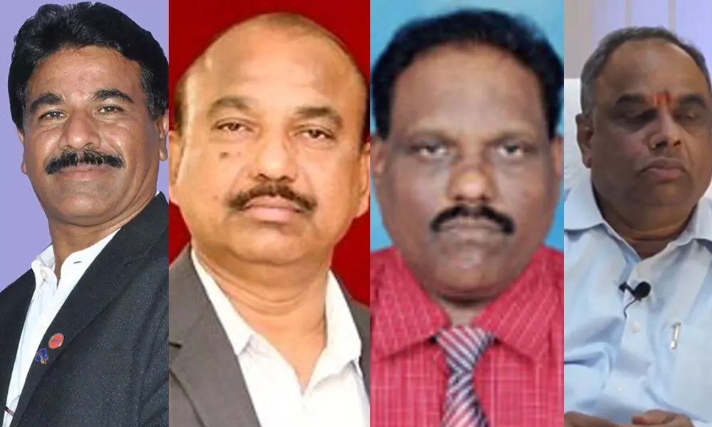 Prof Laxmikanth Rathode, Prof Gopal Reddy, Prof D Ravinder and Prof. K.Seetharama Rao