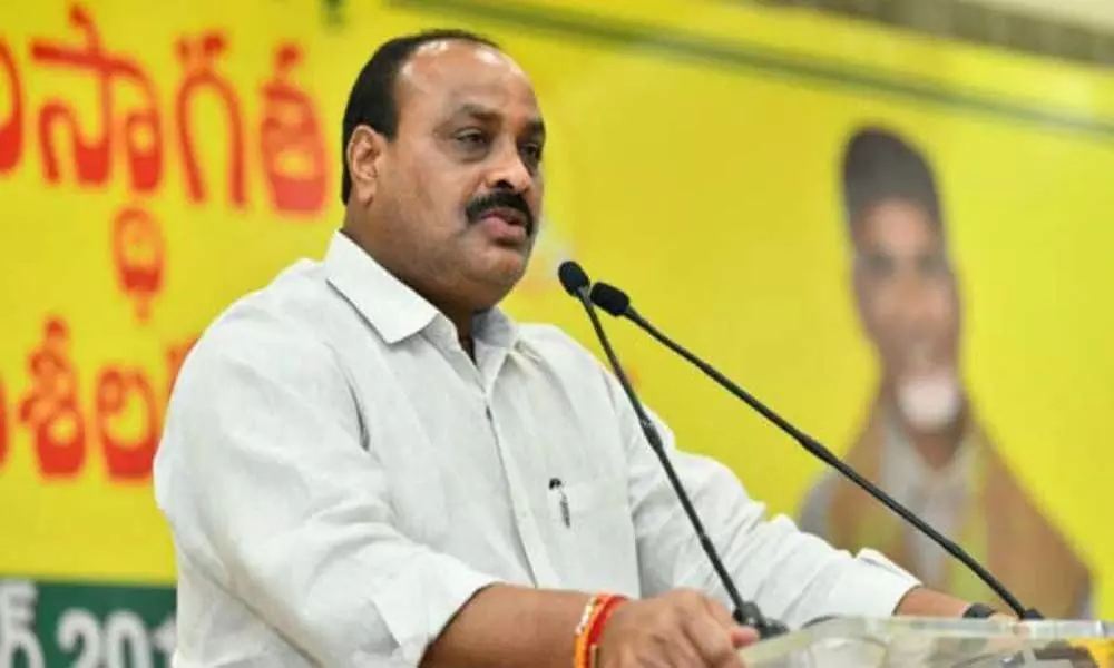 Telugu Desam Party state president Atchennaidu