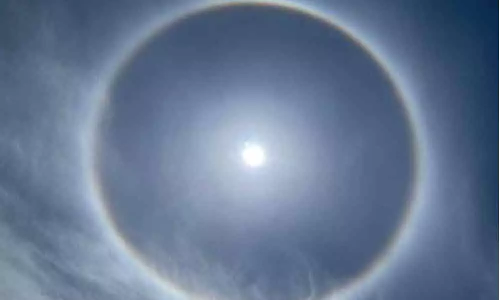 Bengaluru witnesses rare atmospheric phenomenon Sun Halo