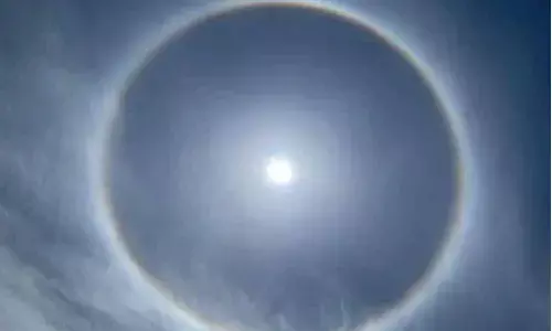 Bengaluru witnesses rare atmospheric phenomenon Sun Halo