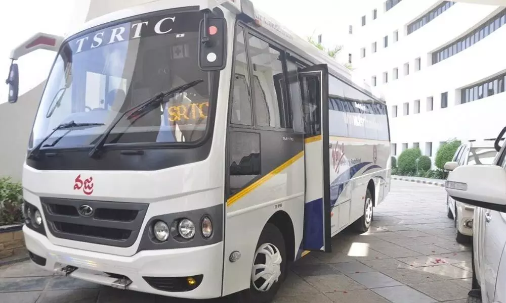 TSRTC unions want Vajra buses to be used as ambulances