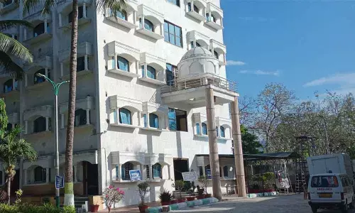A view of Heera Islamic School Covid Care Centre in Thondavada village near Chandragiri