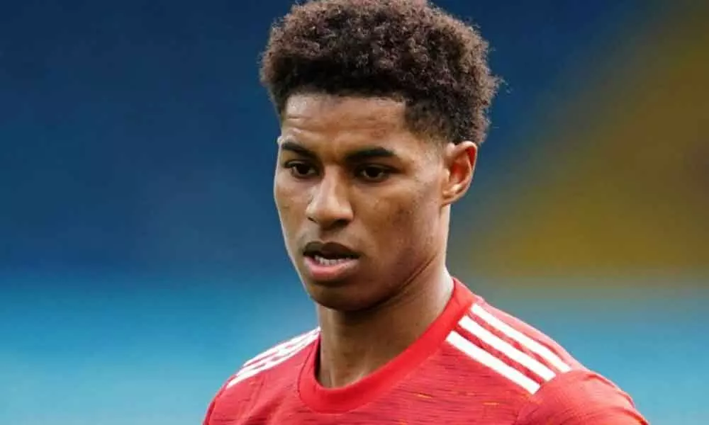 Marcus Rashford reacts to Manchester United’s heartbreaking loss