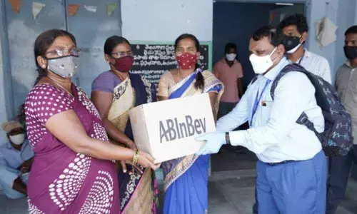 Charminar Breweries provides ration kits to 11 Covid-hit villages