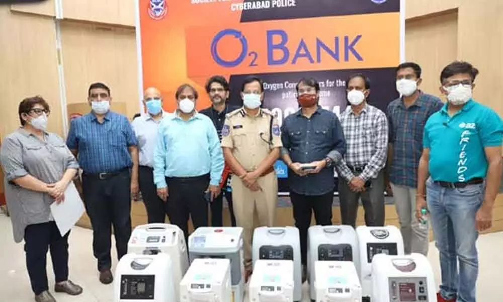 SCSC & Cyberabad police launches oxygen bank