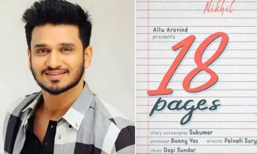 Pre-Look Of Nikhils 18 Pages Movie Is Quite Interesting