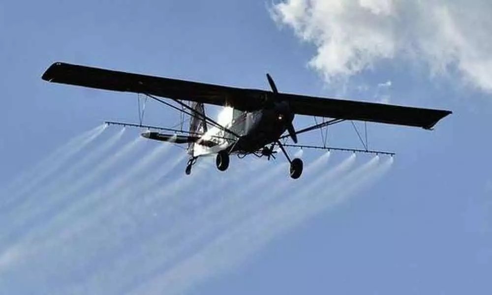 Project launched for aerial spraying of organic disinfectant in Bengaluru