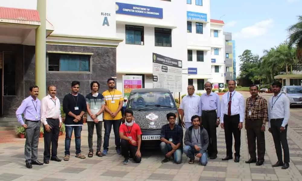 Engineering students develop model to convert old vehicles to electric vehicles