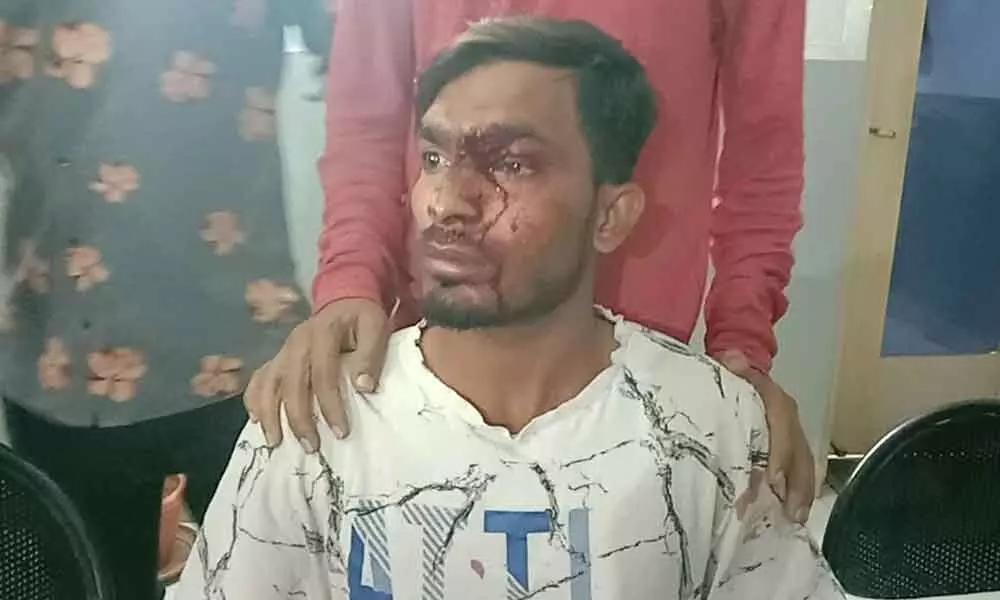 Constable suspended for beating youth with ‘lathi’