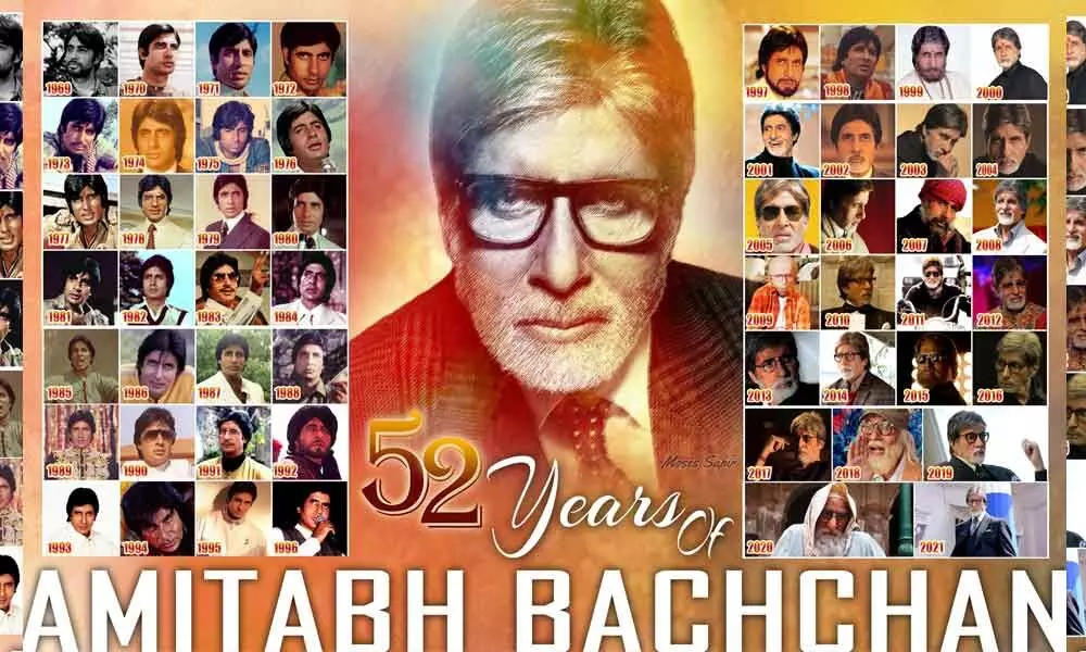 Amitabh Bachchan wonders how 52 years in films went by